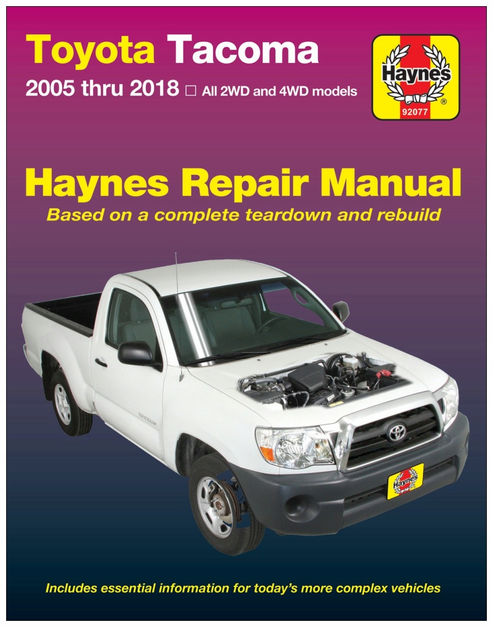 Toyota Tacoma (2005-2018) руководство по ремонту Haynes