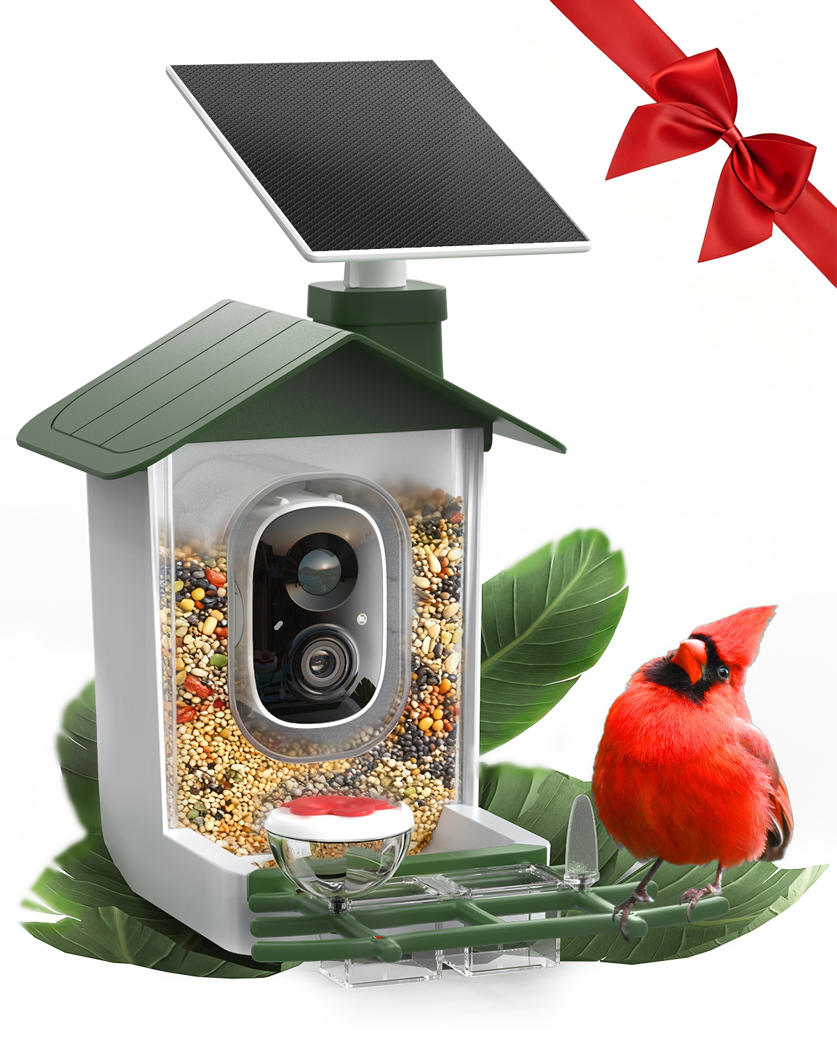 Krmítko Pro Ptáky WiFi budka s Hd Kamerou rozpoznávání ptáků voděodolná