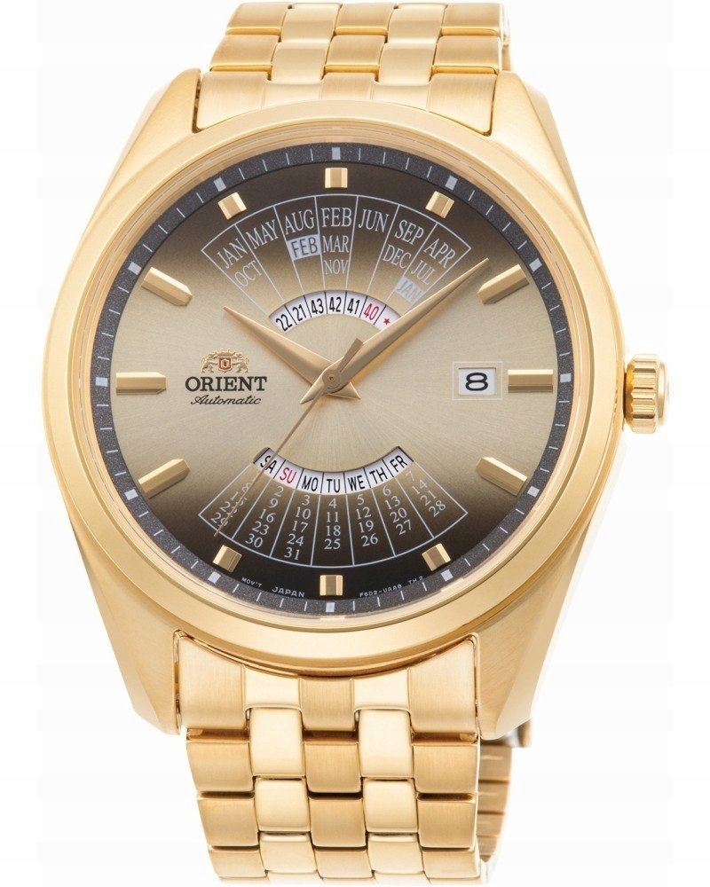 Nový originální Pánské Hodinky hodinkový kalendář Orient RA-BA0001G30B Multi Year Calendar