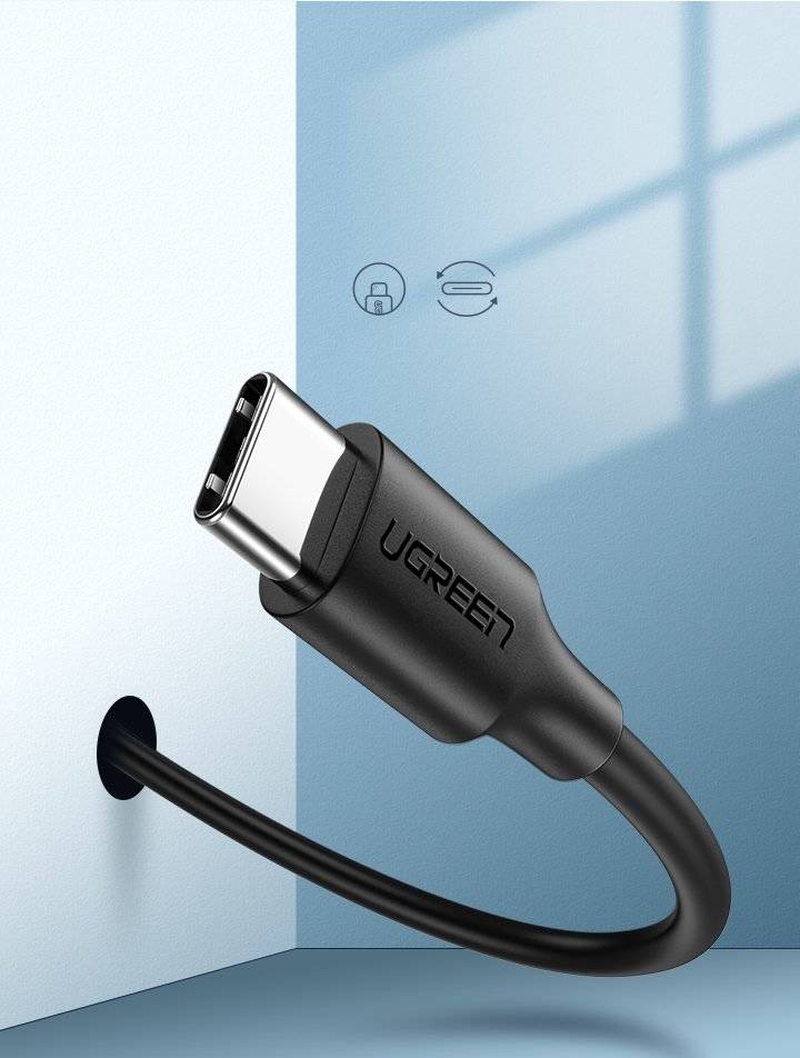 Ugreen kabel przewód USB - USB Typ C 2 A 0,5m Kod producenta 6957303861156