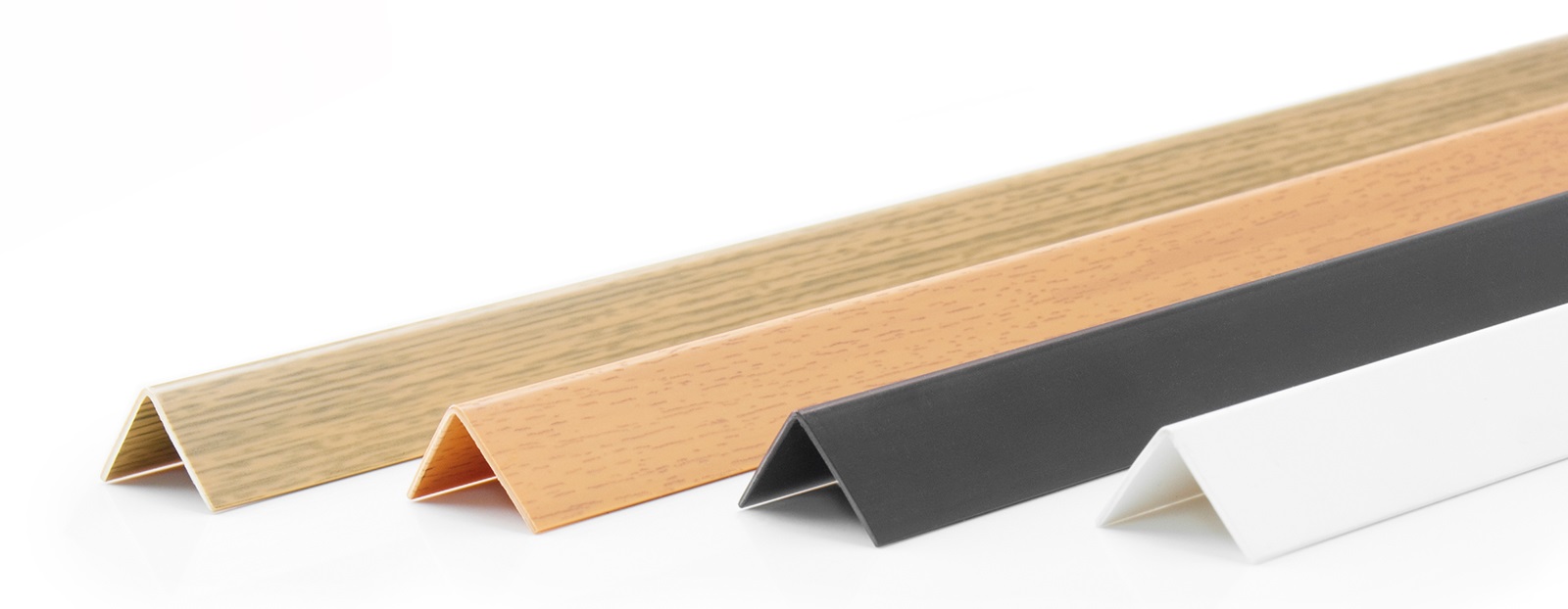 KĄTOWNIK PCV 25x25 DĄB Narożnik Listwa PVC - 1m Długość 100 cm