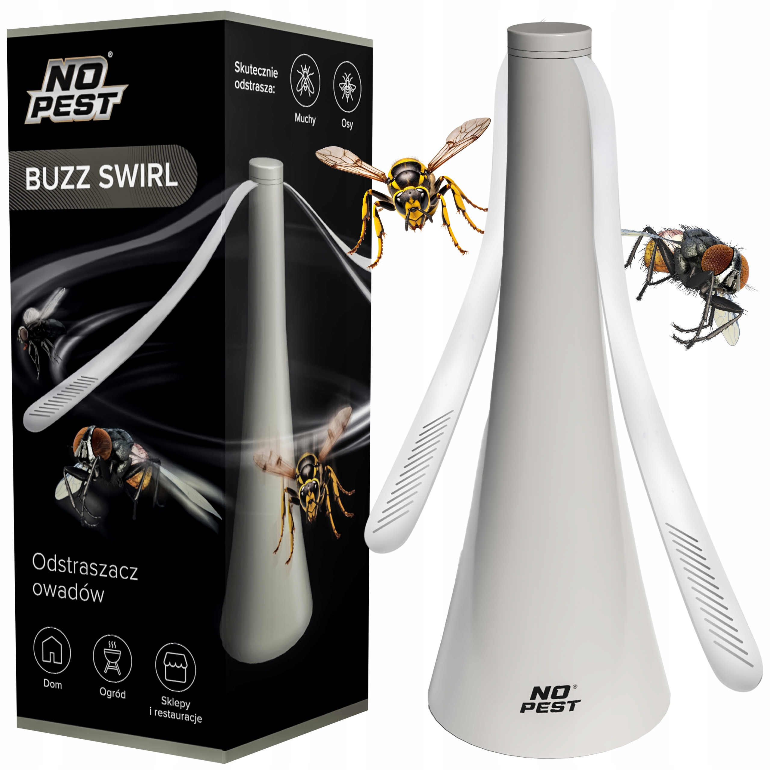 Odpuzovač Na Mouchy, Vosy, Mušky, Hmyz Na Stůl, Větrník, Pest Buzz Swirl