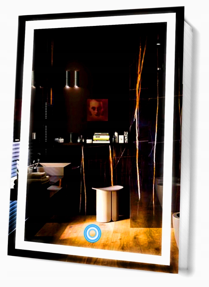

Lustro 40x60 Łazienkowe Led Podświetlane Włącznik