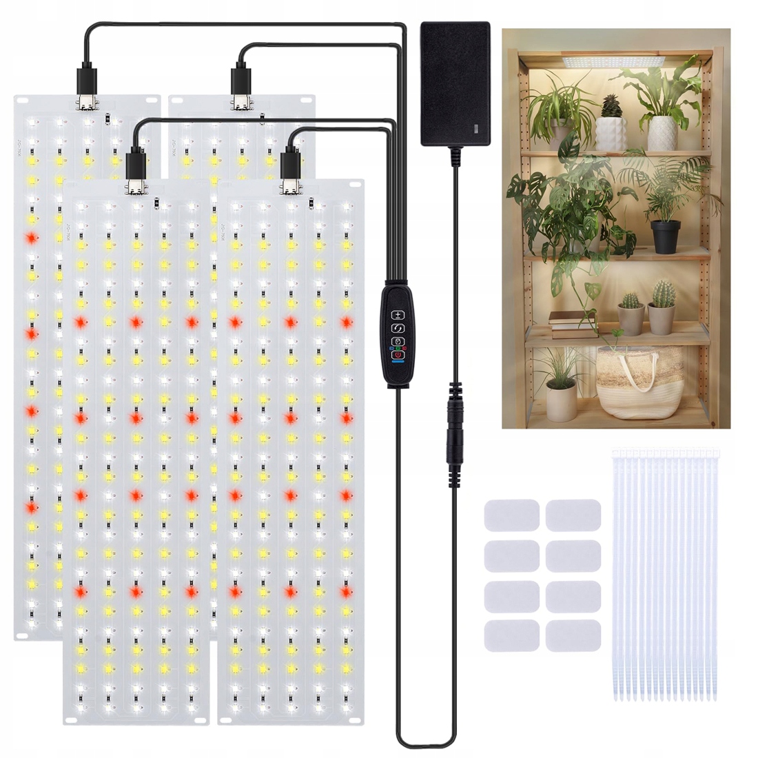 Full Spectrum Sluneční Světlo Lampa Pro Růst Pěstování Rostlin 30CM 4KS