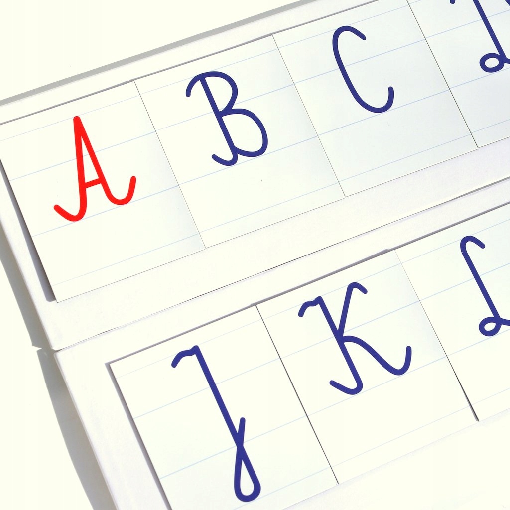 

Alfabet magnetyczny Montessori 8cm dla Nauczycieli