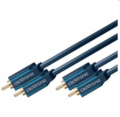 Kábel ClickTronic Hq Ofc 2x Cinch 2x Cinch Rca, M/ M, 10 m CLICK70383