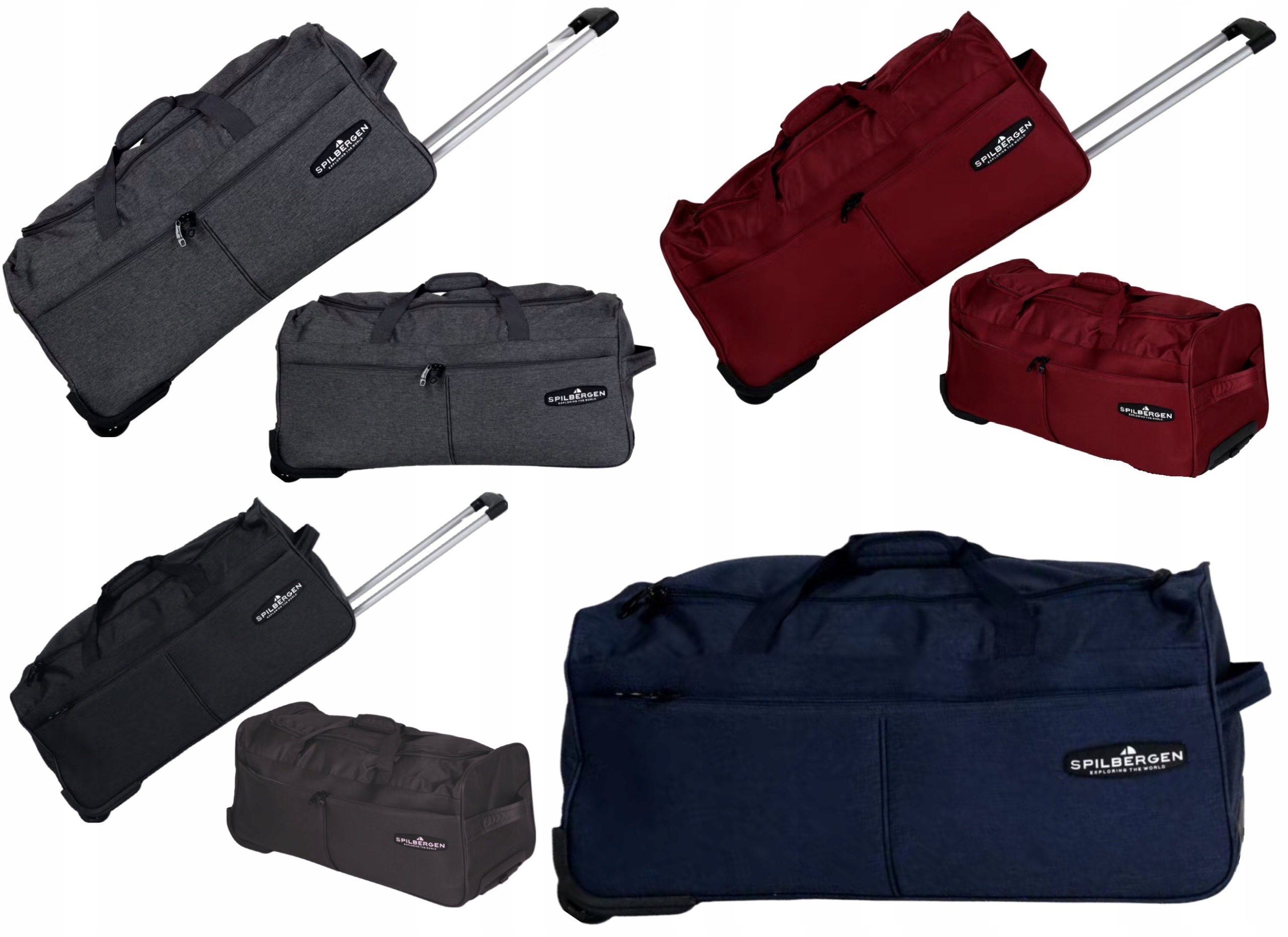 

Duża Torba turystyczna na kółkach Wytrzymała 55L