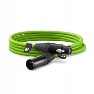 Rode Kabel Xlr 3m Green Wysokiej jakości przewód Xlr Złącza Neutrik