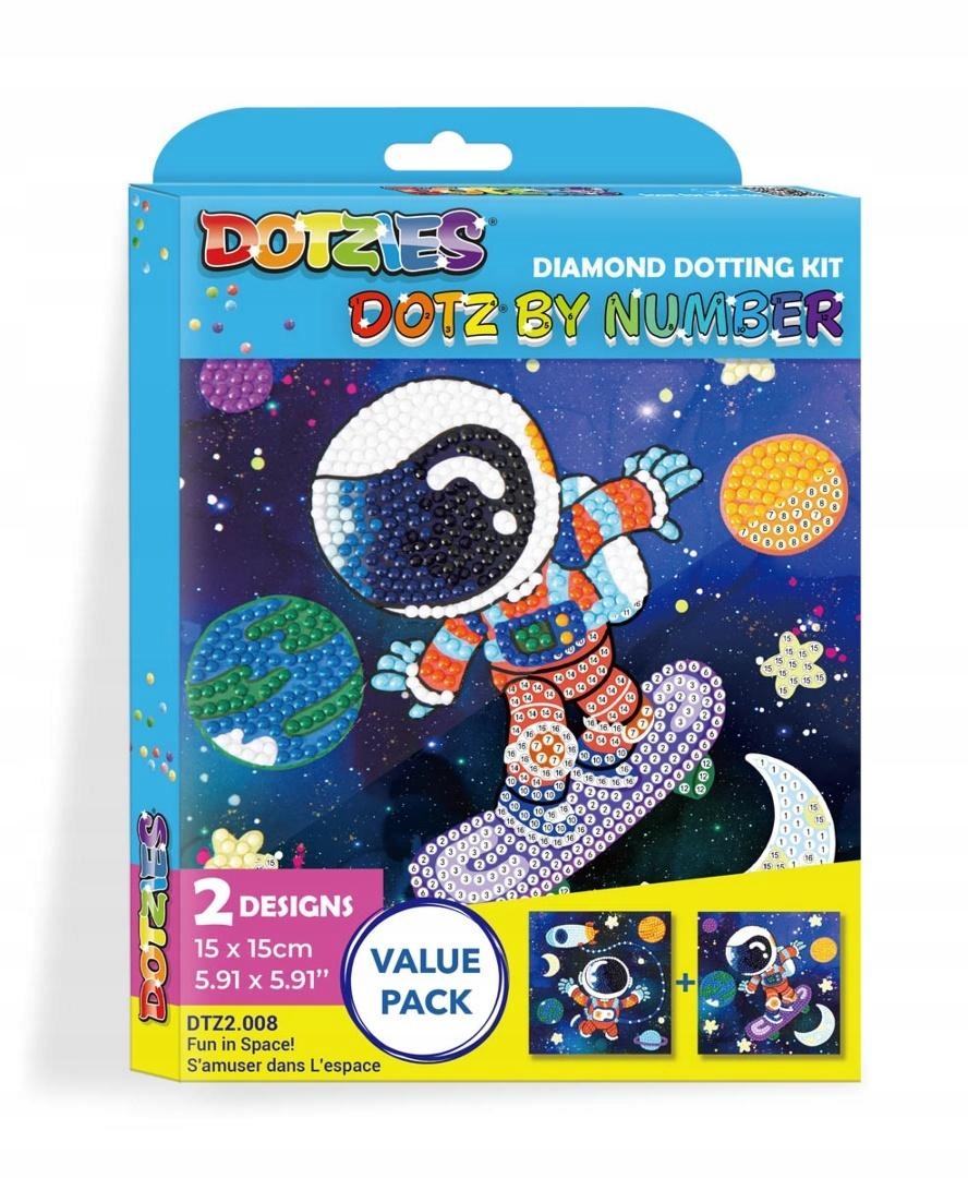 Diamond Dotz Dotz By Number Fun In Space