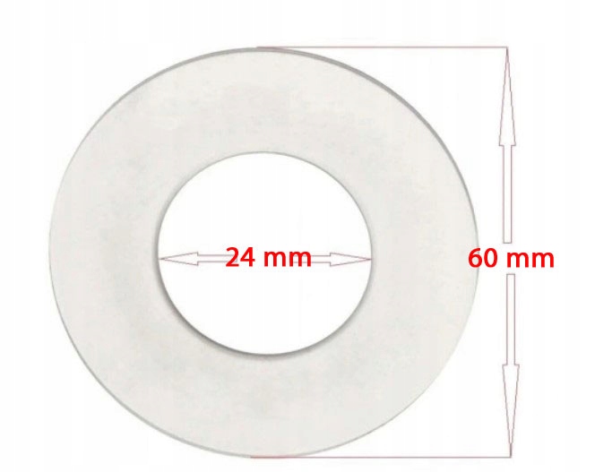 2 x uszczelka dolnopłuka zaworu spłuczki VALSIR