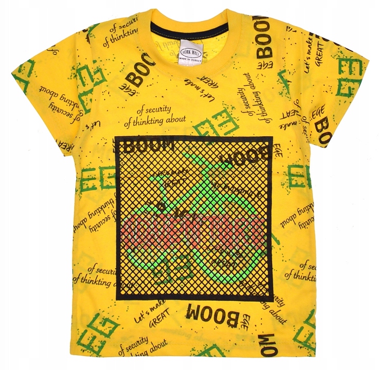 

T-shirt bluzka Koszulka żółty Rower 116