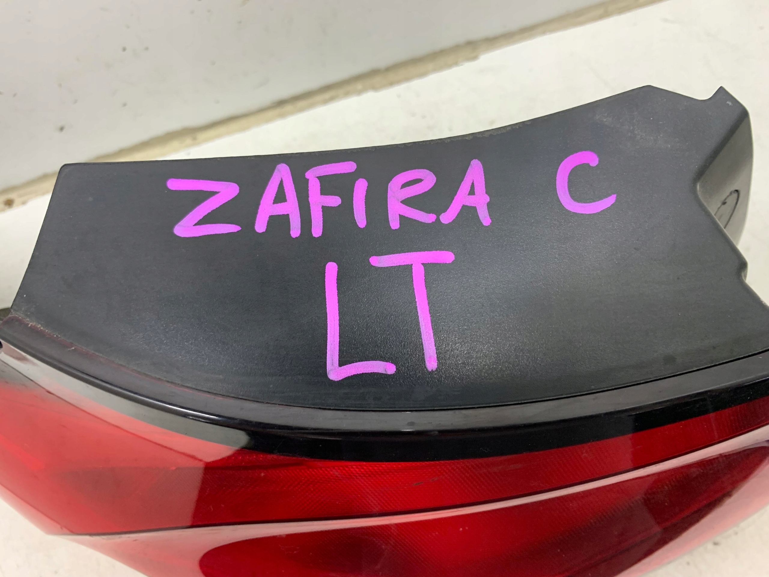 light left rear part left rear 13278784 OPEL ZAFIRA C 12-19