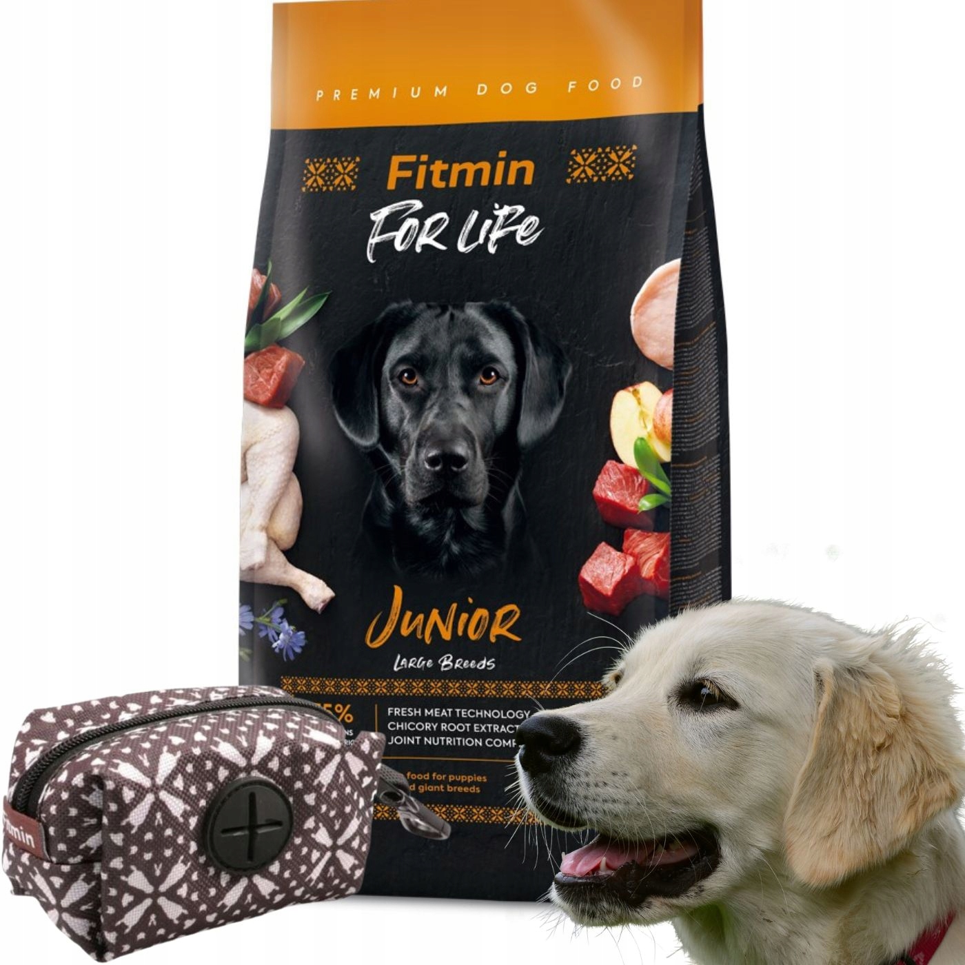 Fitmin For Life Junior Large 12kg karma etui na woreczki