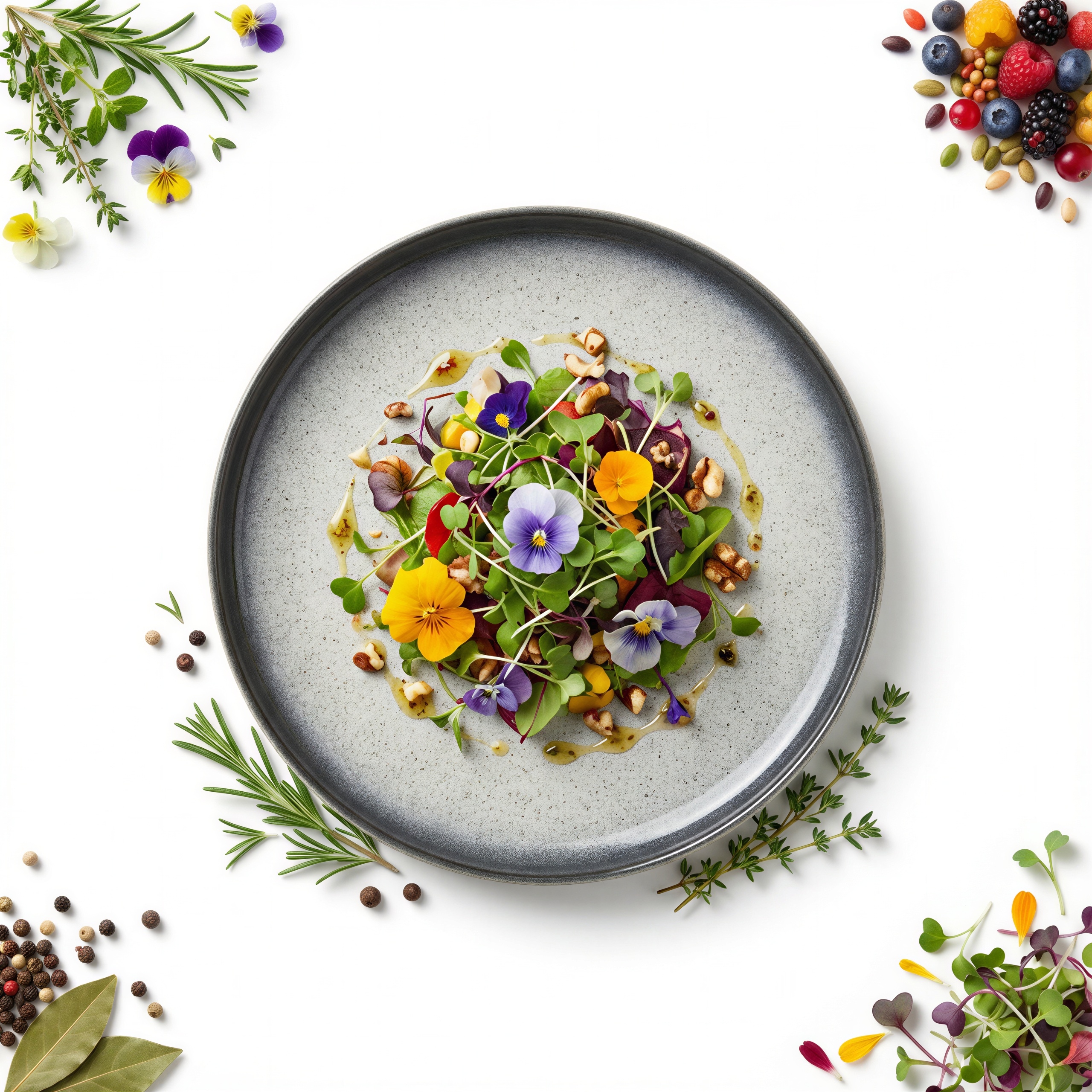 Obědový Talíř Kulatý 30 cm Velký Pro Servírování Keramika Luna Line