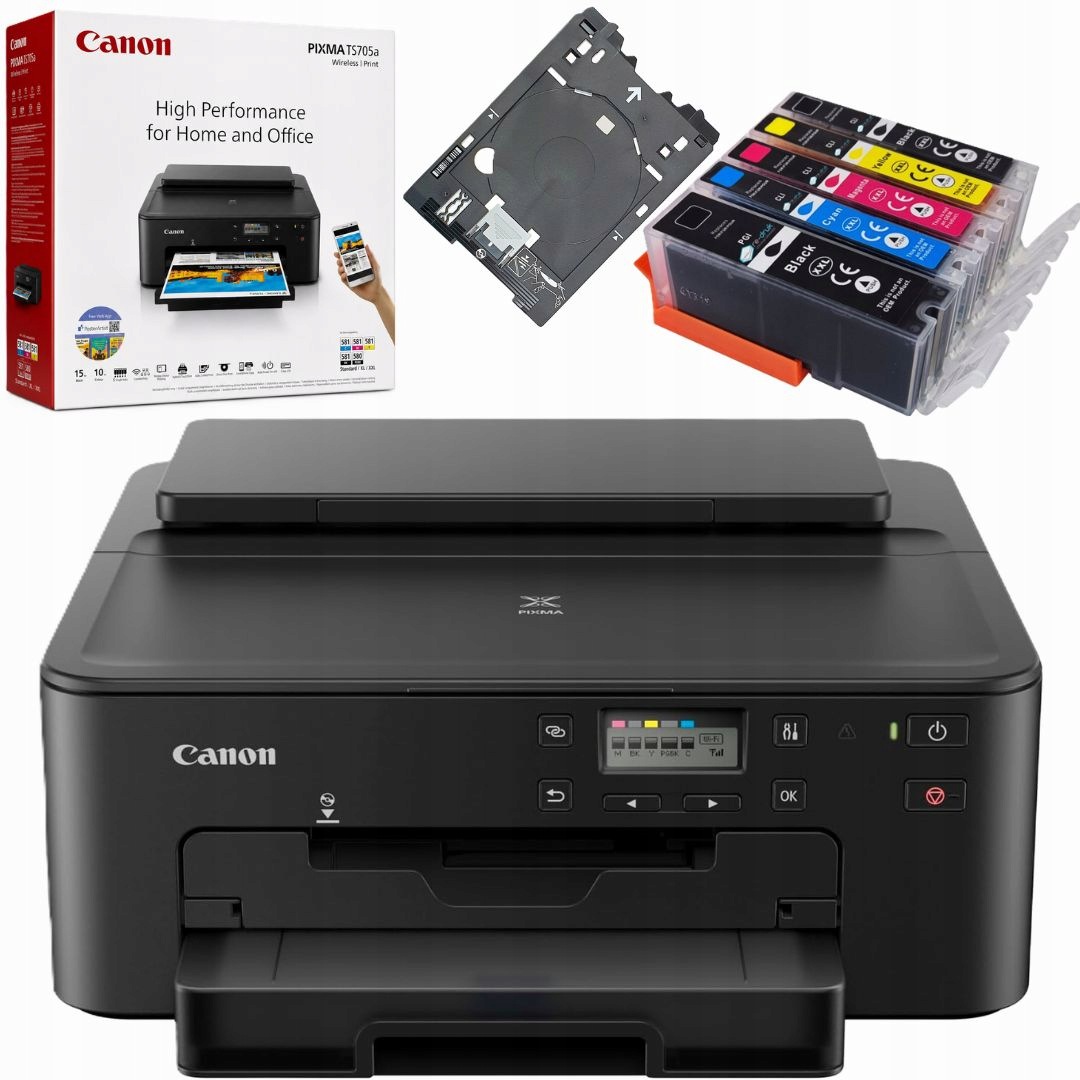 Barevná inkoustová tiskárna Canon Pixma TS705a inkousty 580 wifi duplex