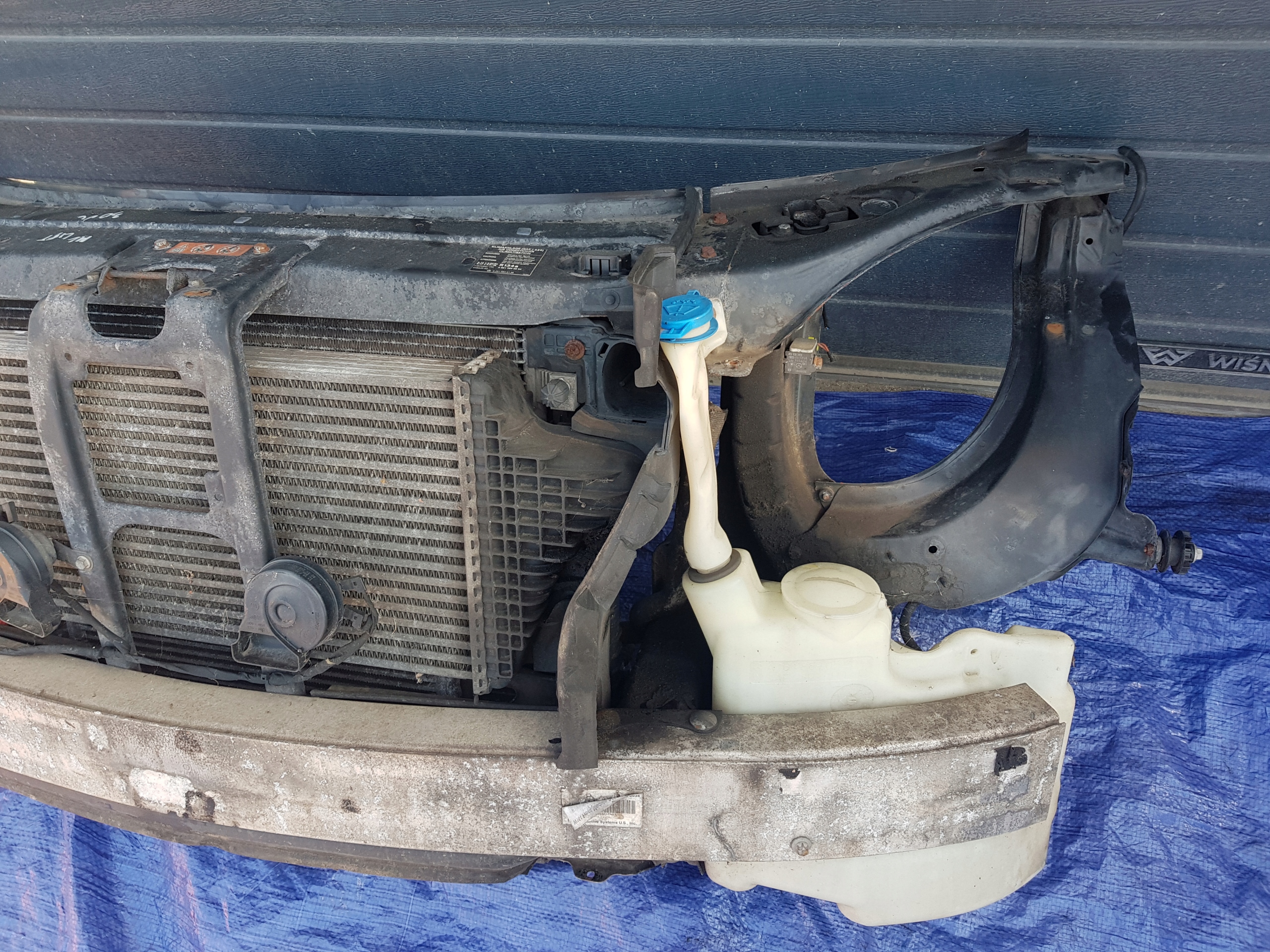 support panel for radiators radiator MERCEDES ML W164 LIFT 3.0CDI