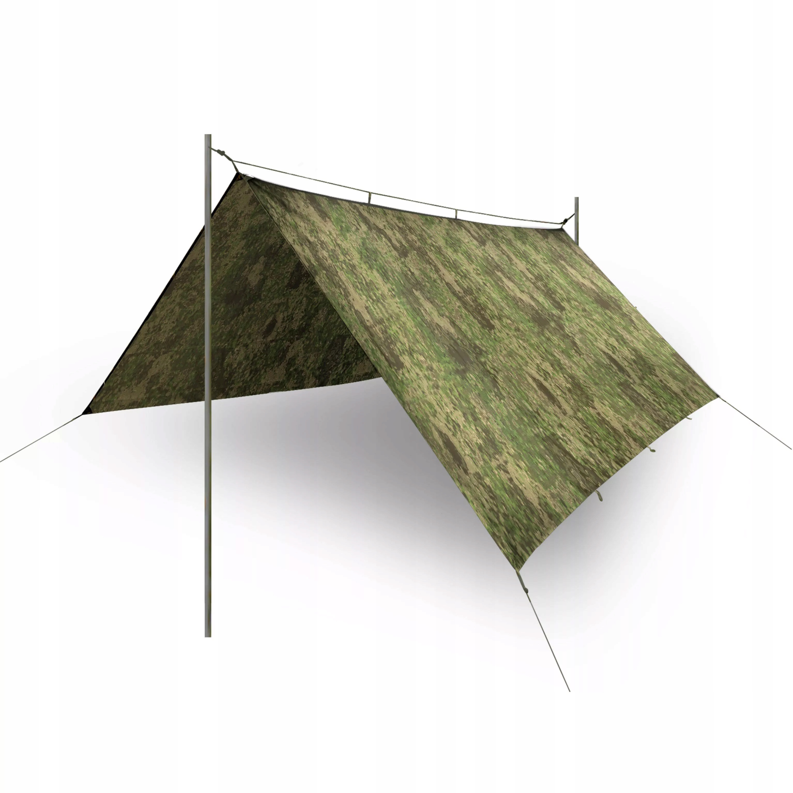 Płachta Biwakowa Tarp na Biwak Turystyczny Survival Supertarp Moro 3x3 m