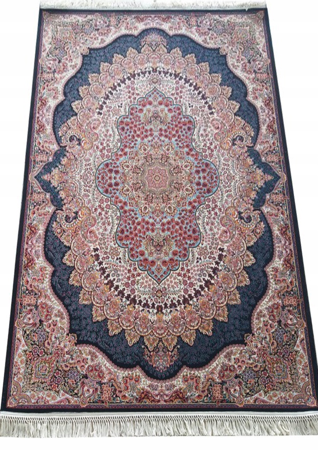 Kusový exclusivný koberec Pers 04 tm. modrý 200x300