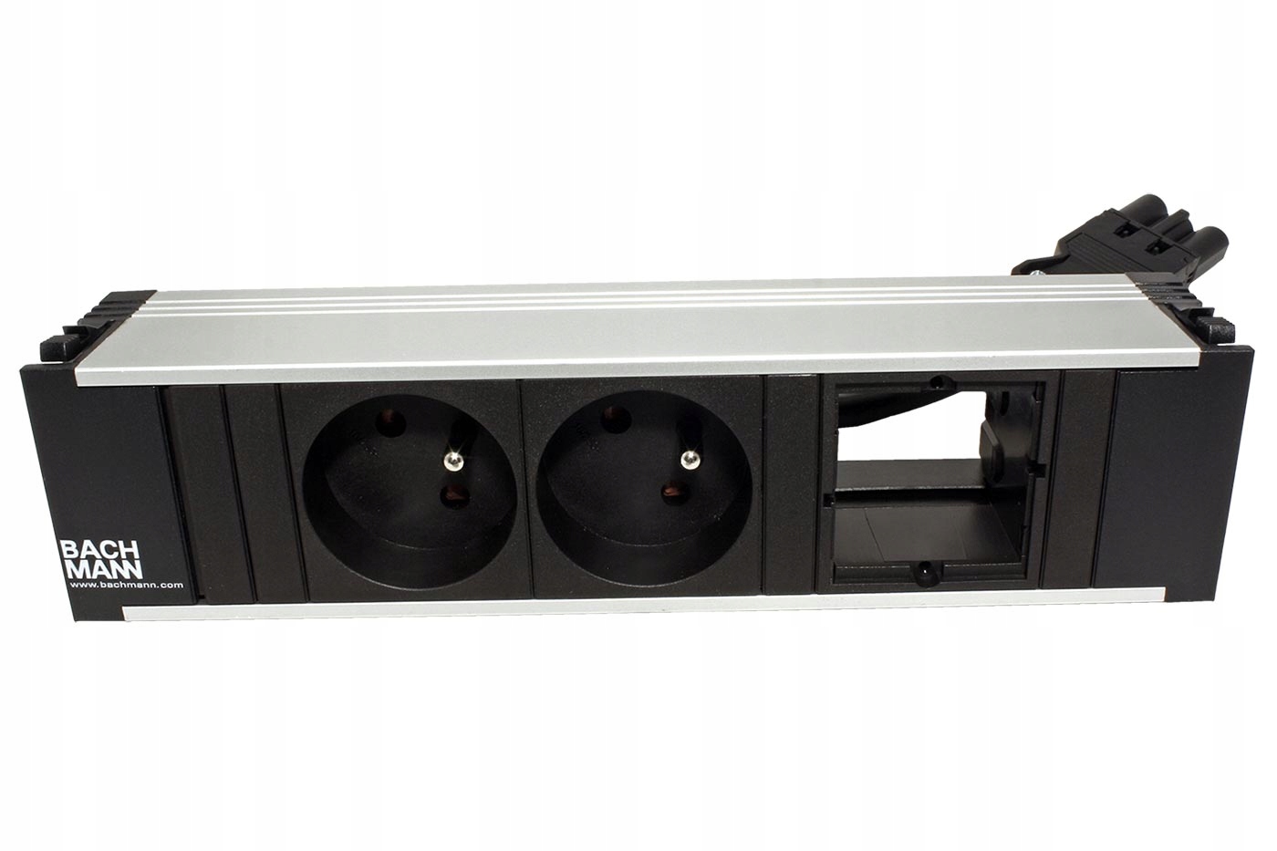 Bachmann Systém Coni, box pro 3 moduly, 2x zásuvka Cz, 1x volné (912.010)
