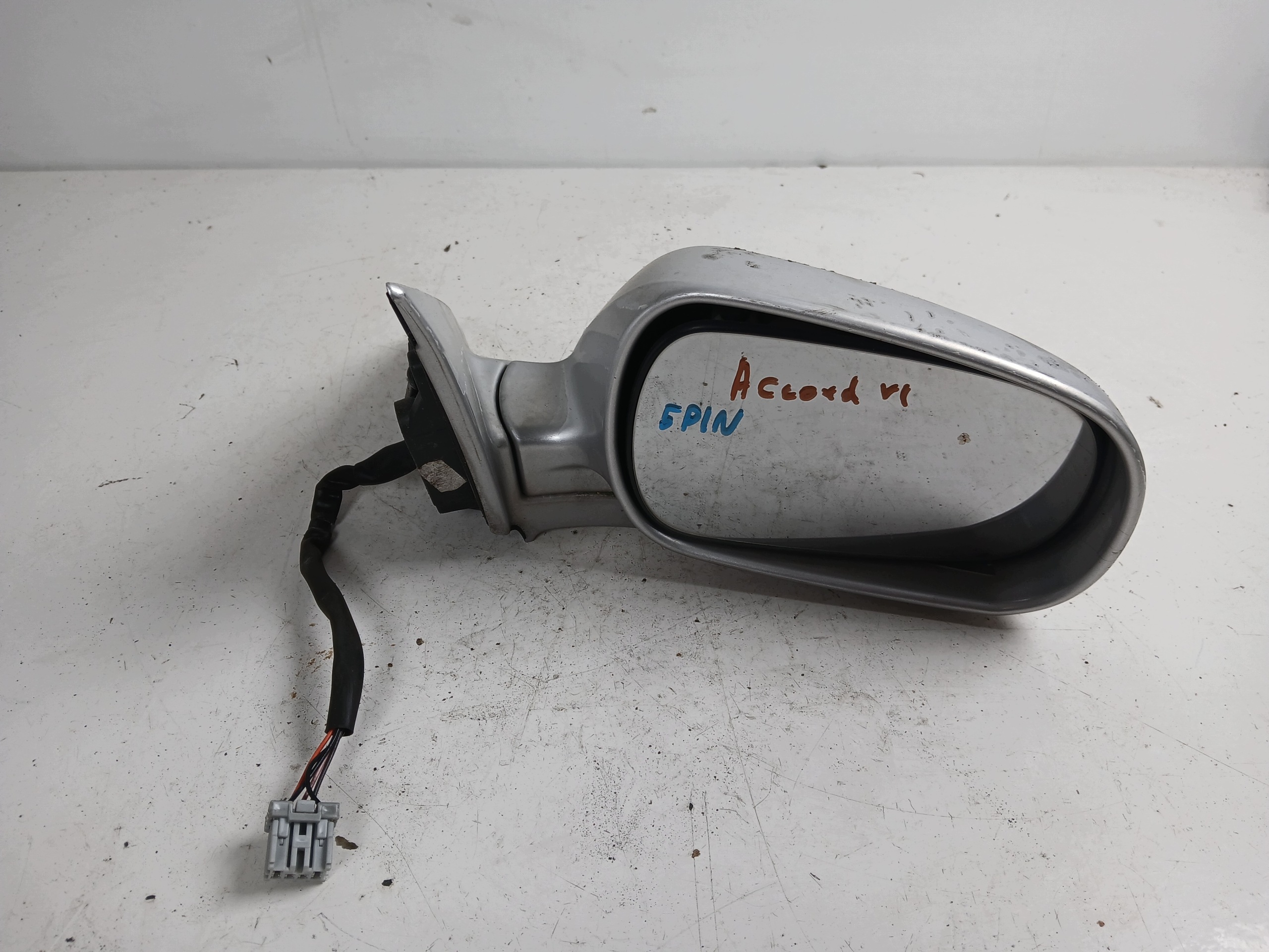 HONDA ACCORD VI mirror right 5 PIN silver
