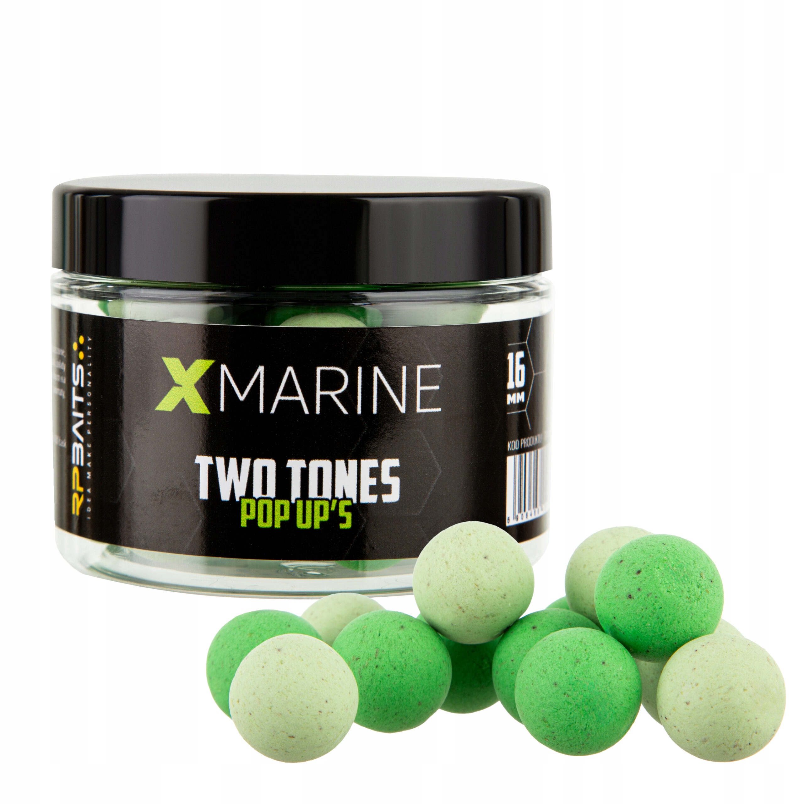 Two Tones Pop Up Rp Baits 16MM Xmarine