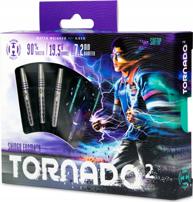 Letky Darta Harrows Soft Tip 19.5g 3 Kusy