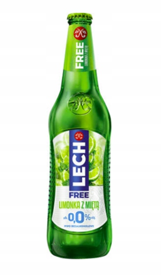 Levně Lech Free Limetka s mátou Nealkoholické pivo 20x500 ml