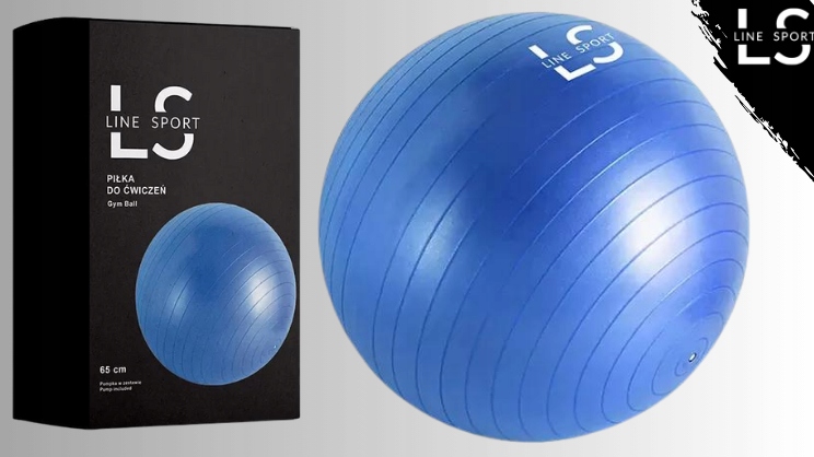 PIŁKA REHABILITACYJNA FITNESS DO ĆWICZEŃ 65CM DUŻA WZMOCNIENIE MIĘŚNI Model PIŁKA REHABILITACYJNA FITNESS DO ĆWICZEŃ