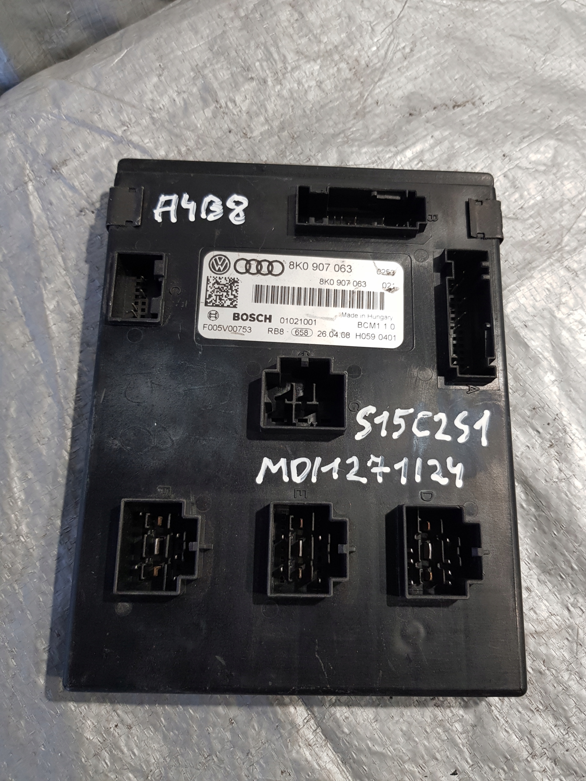 Centralina modulo A4B8 8K0907063