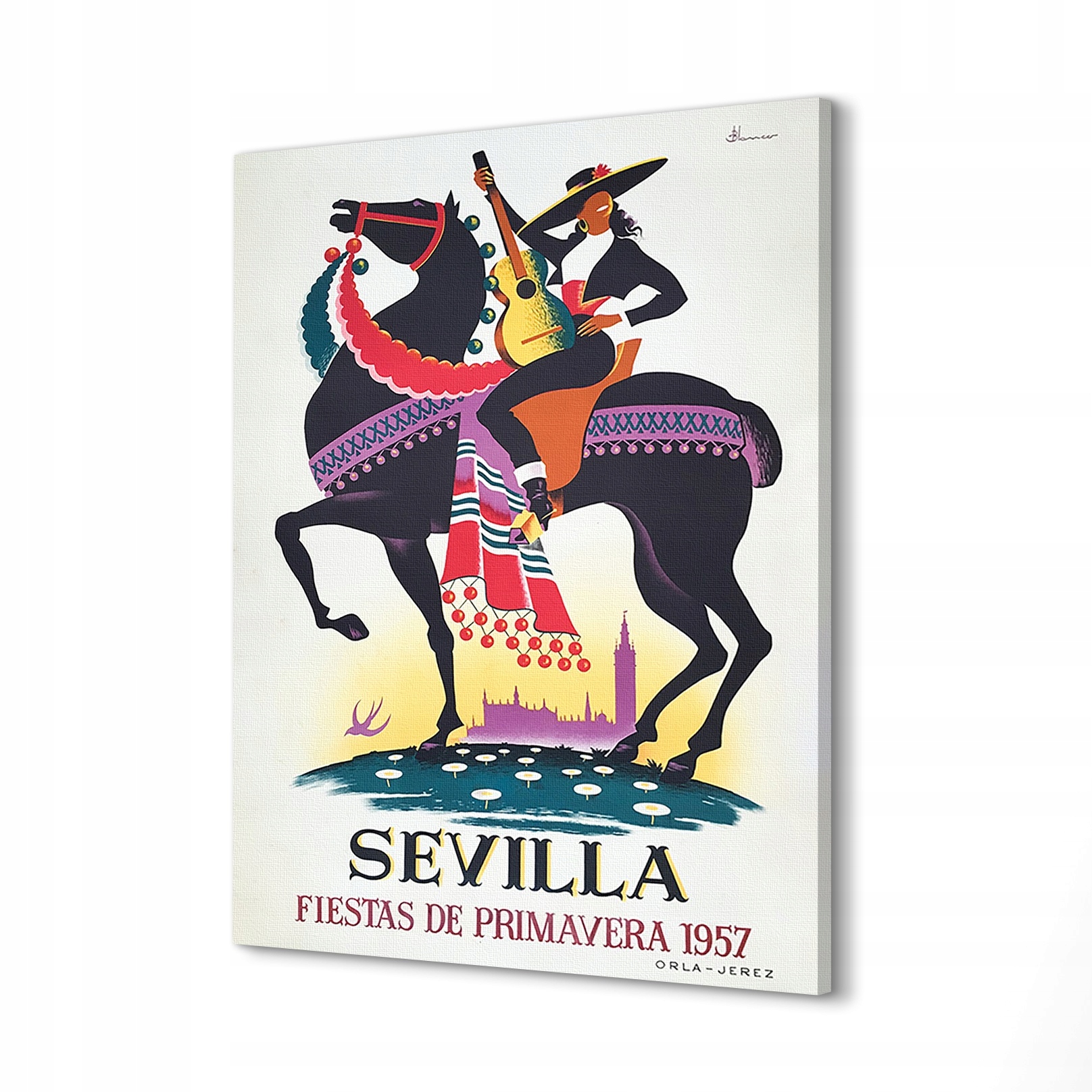 Festival jara Sevilla Fotoobraz na plátně 20x30