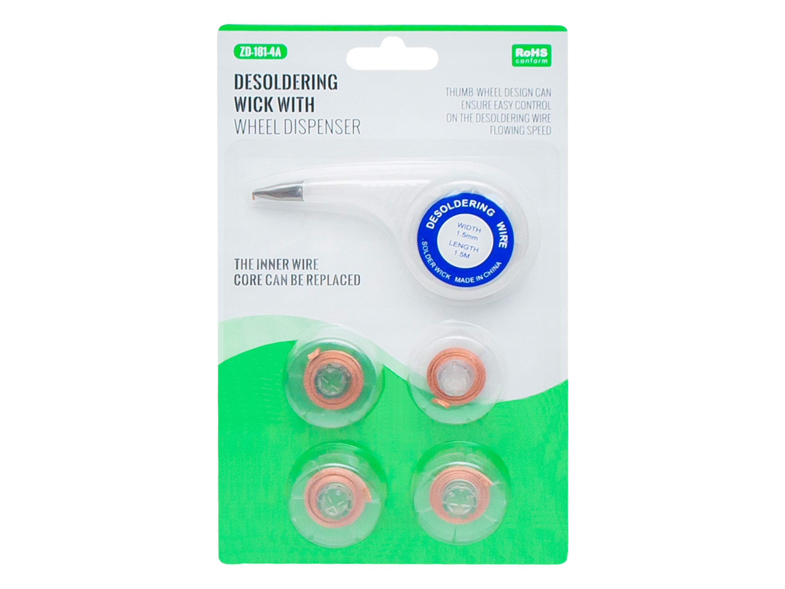 Plecionka do cyny Xtreme ZD-181 4A 1,5 mm x 1,5 m