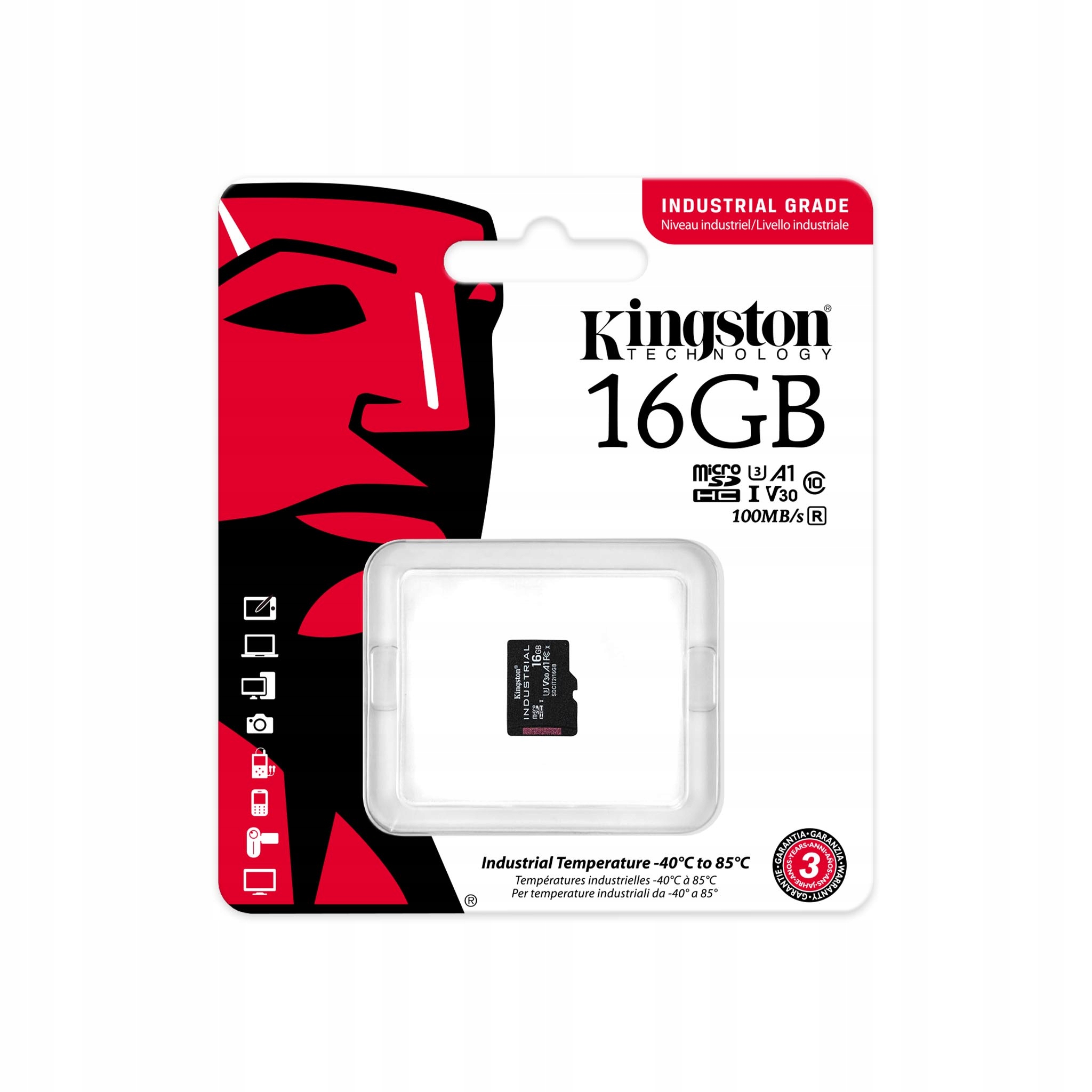 Kingston 16GB microSDHC Industrial C10 A1 pSLC Card Single Pack w/o Adapter — 4