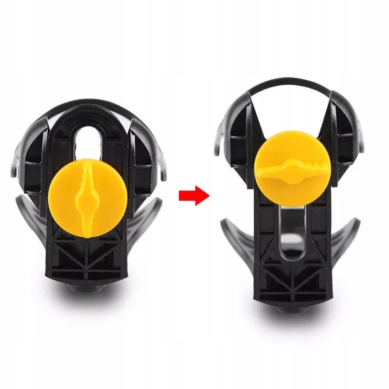 UCHWYT ROWEROWY REGULOWANY KOSZYK NA BIDON CZARNY Model regulowany