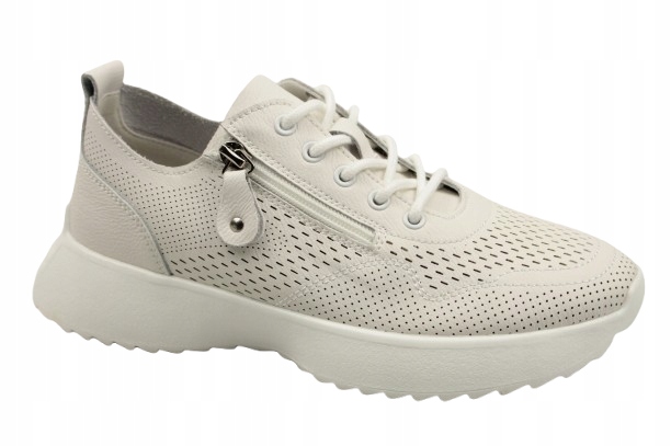 Dámské polobotky Tenisky GD-XF-181 41 Módní kůže Jaro Léto Bílá Novinka