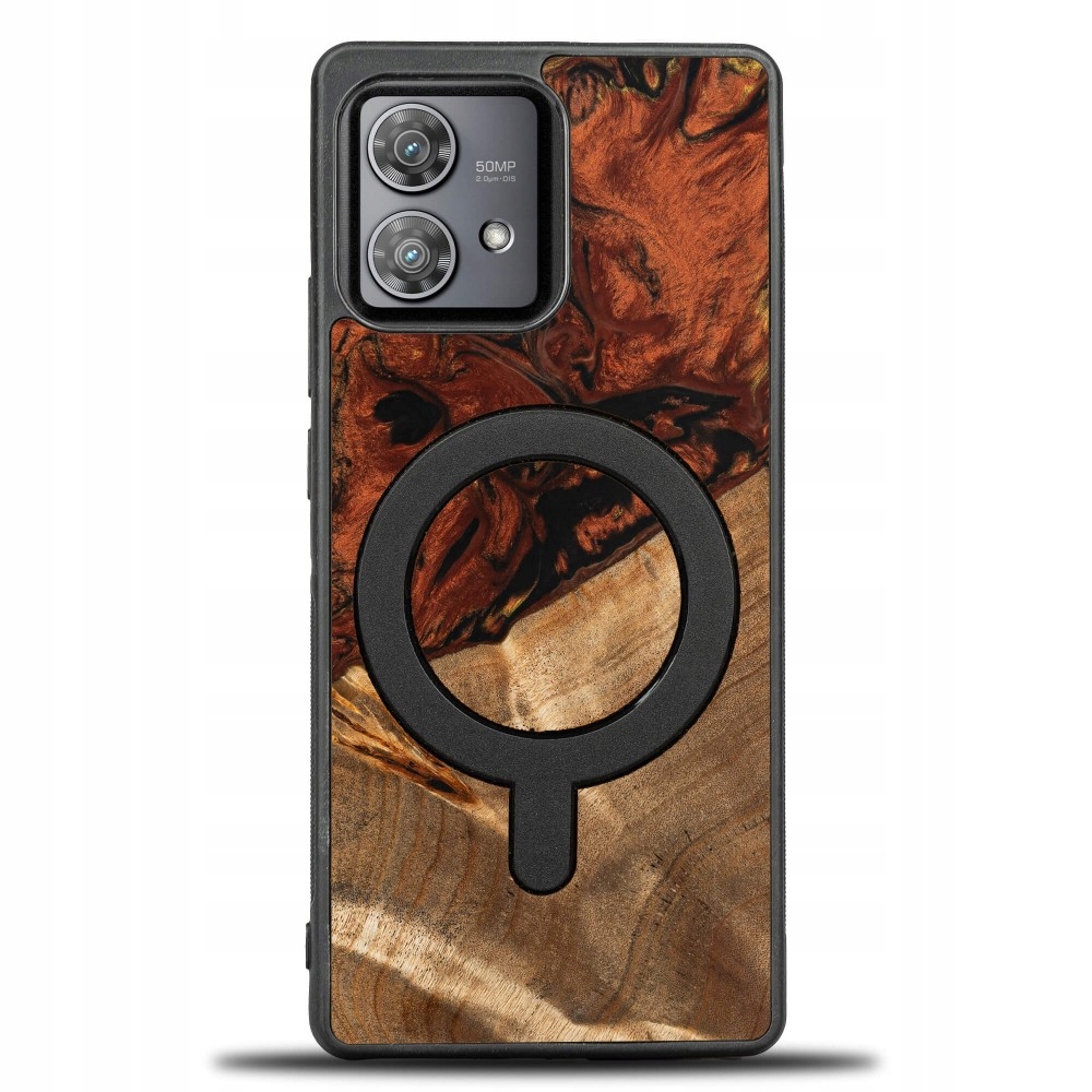Pouzdro Bewood Unique pro Motorola Edge 40 Neo 4 Živly Oheň s MagSafe