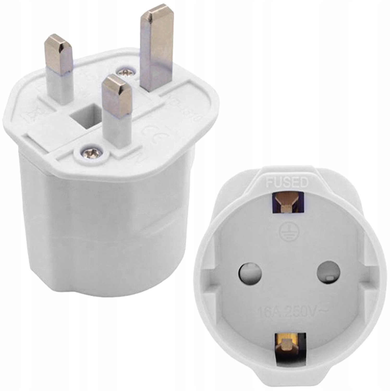 Adapter Gniazdka Przejściówka Wtyczka EU-UK Polska Anglia Cypr Malediwy Stan opakowania oryginalne