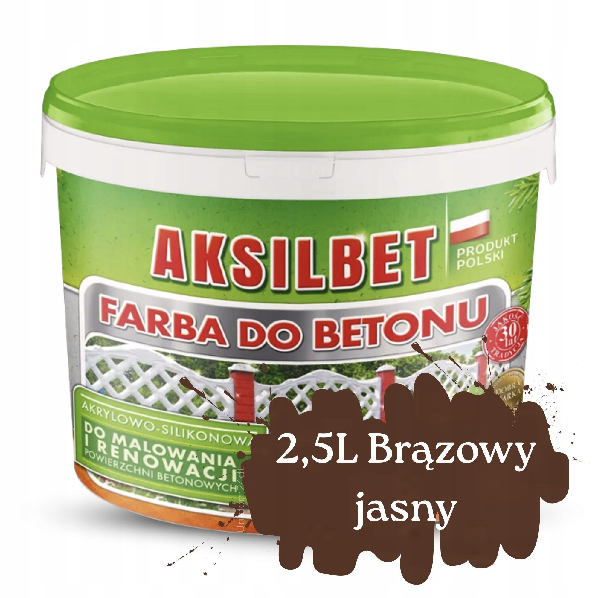 Aksil Aksilbet Farba Do Betonu Brąz Jasny 2,5L