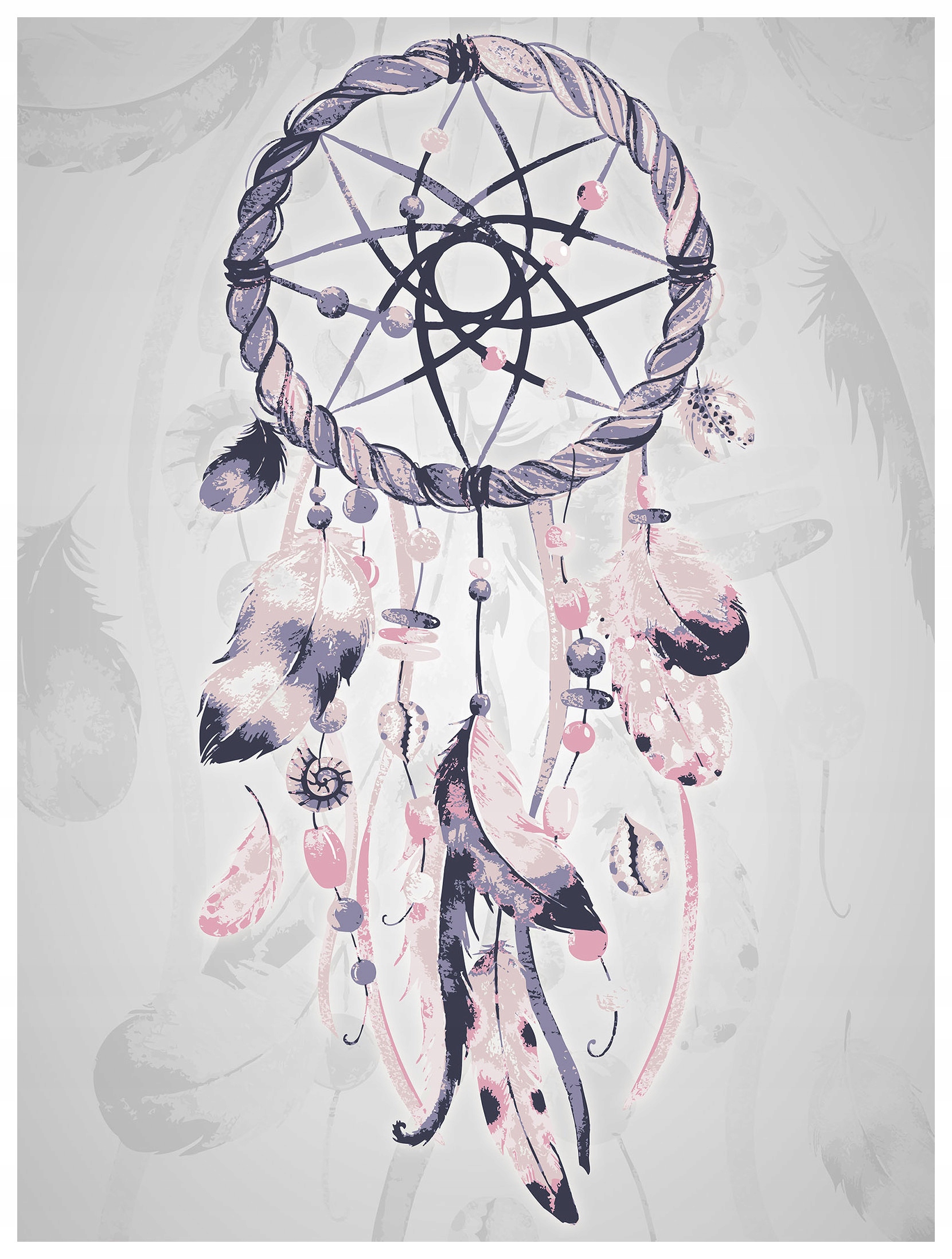 Fototapeta Lapač snů etno boho vinylová 184x254 lepidlo