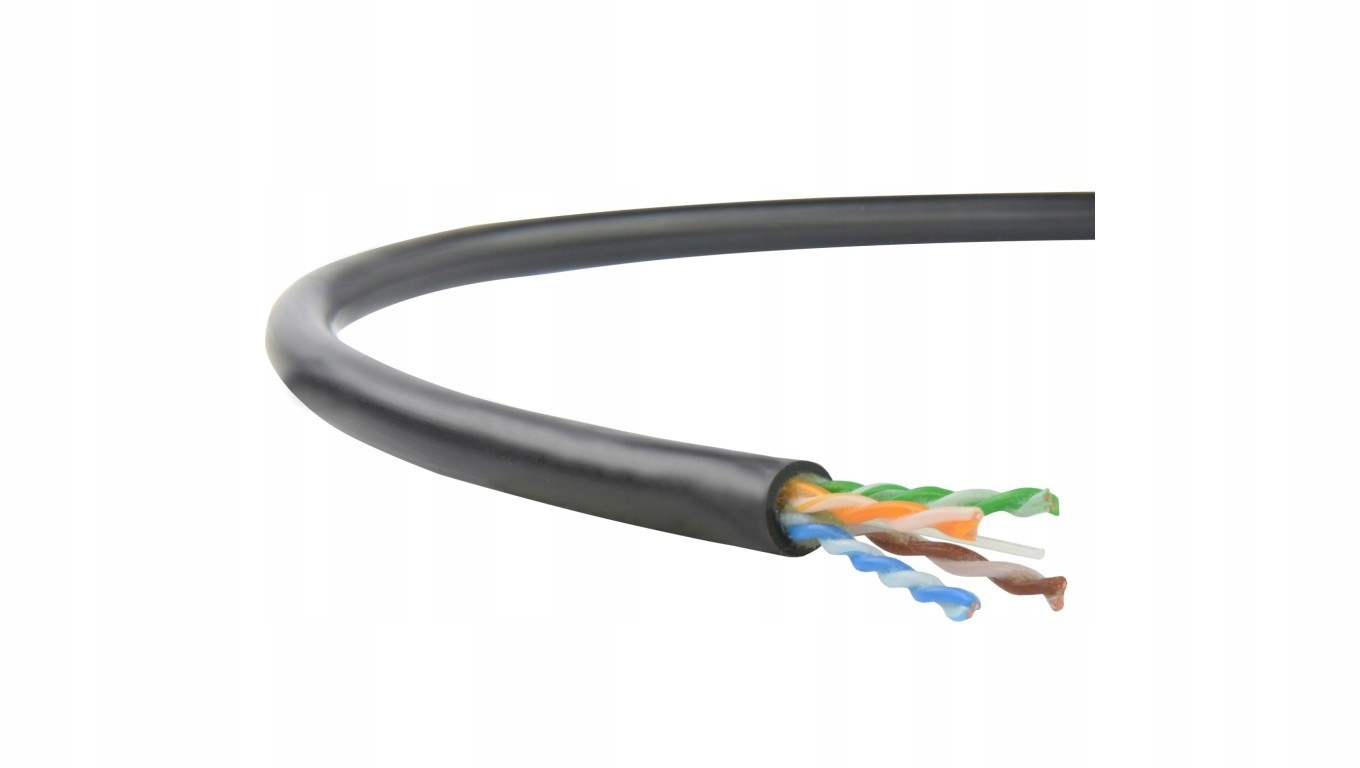 Kabel Zewnętrzny Żelowany Utp CAT6 Bitner 500m Wodoodporny TI0054 500