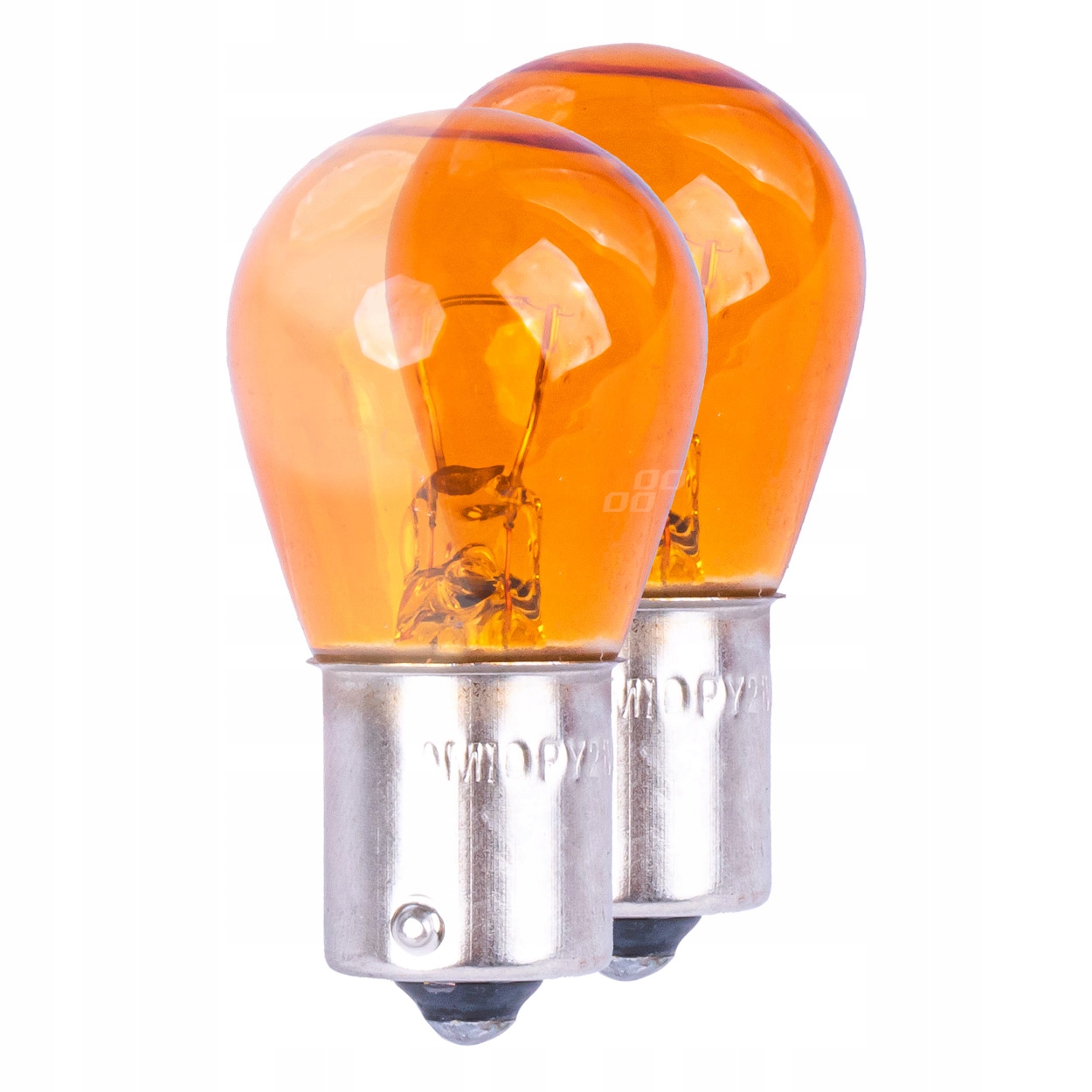 Żarówki halogenowe PY21W BAU15s 12V 21W Amber 2szt. (E8)