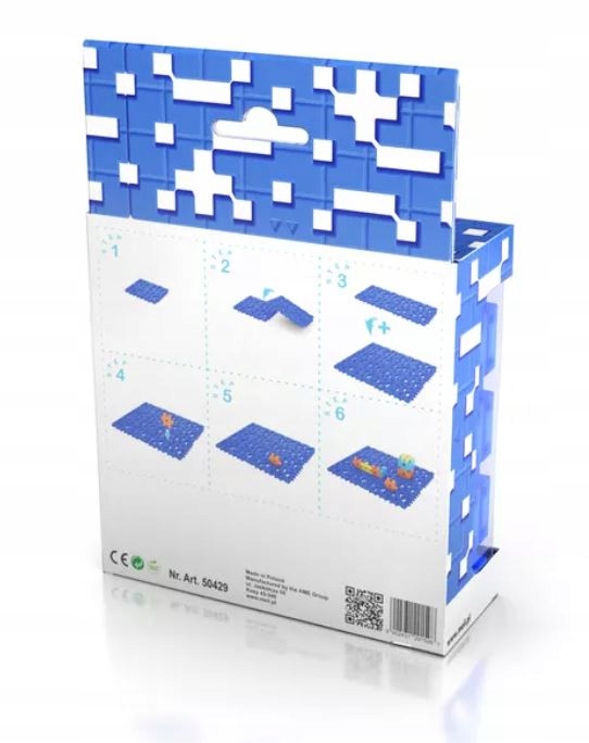 KLOCKI MELI MAXI BASEPLATE BLUE 6 SZT. Typ wafle