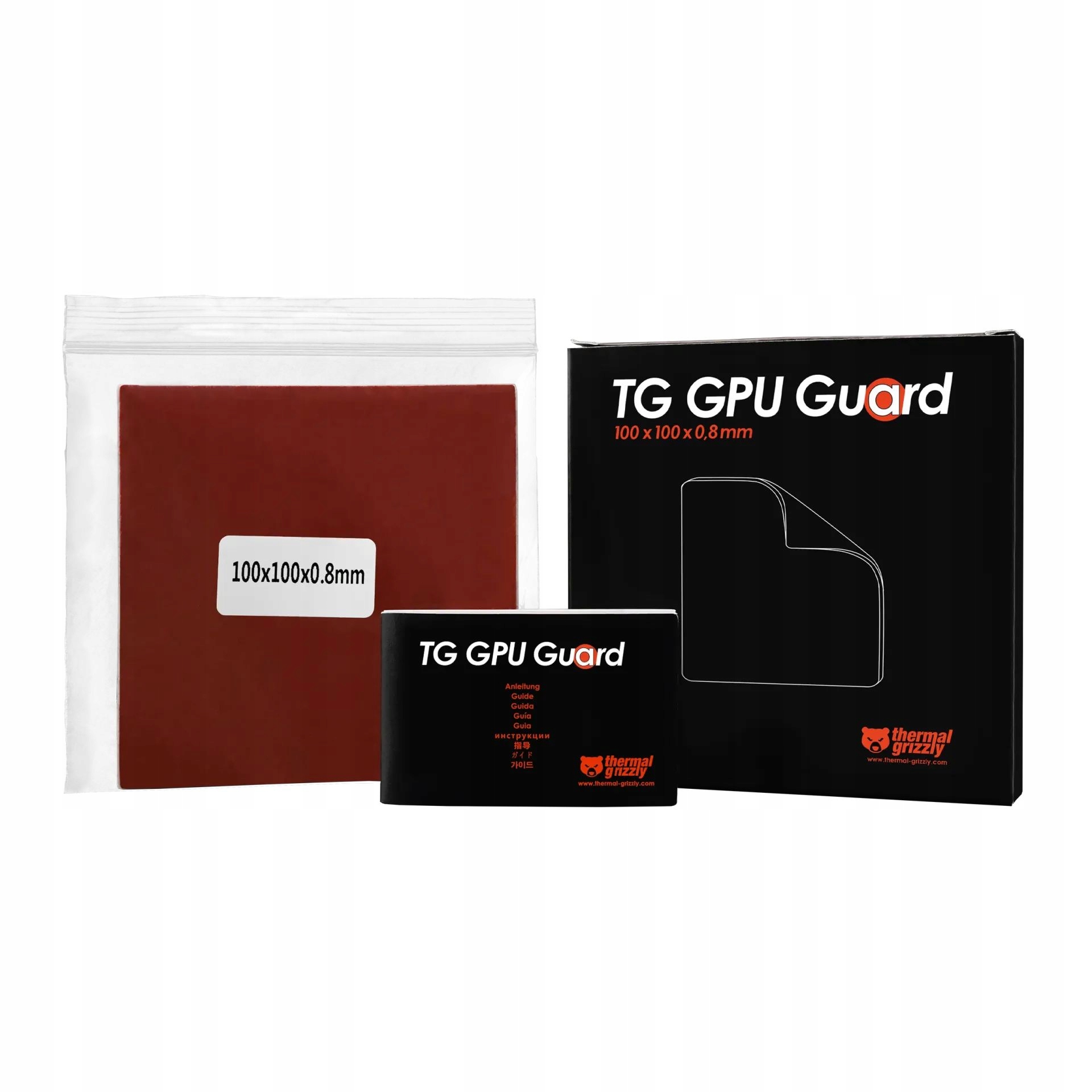 Thermal Grizzly Gpu Guard 100 x 100 x 0,8mm uszczelka do kart graficznych