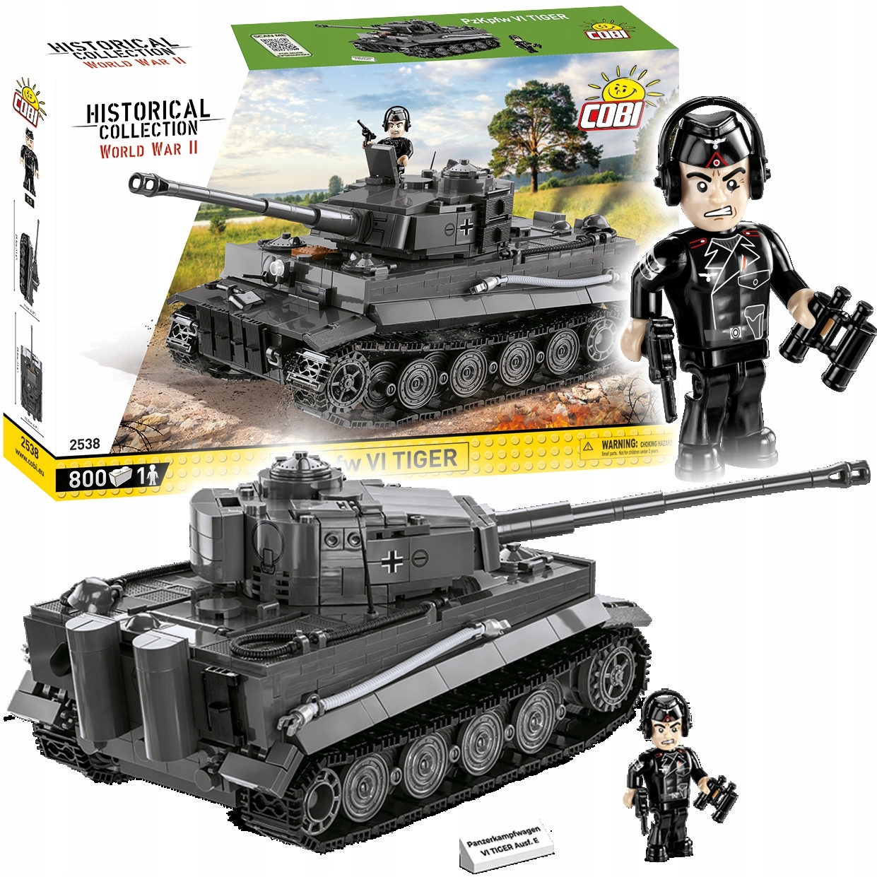 

Cobi 2538 Niemiecki Czołg Pzkpfw VI Tiger Ausf. E