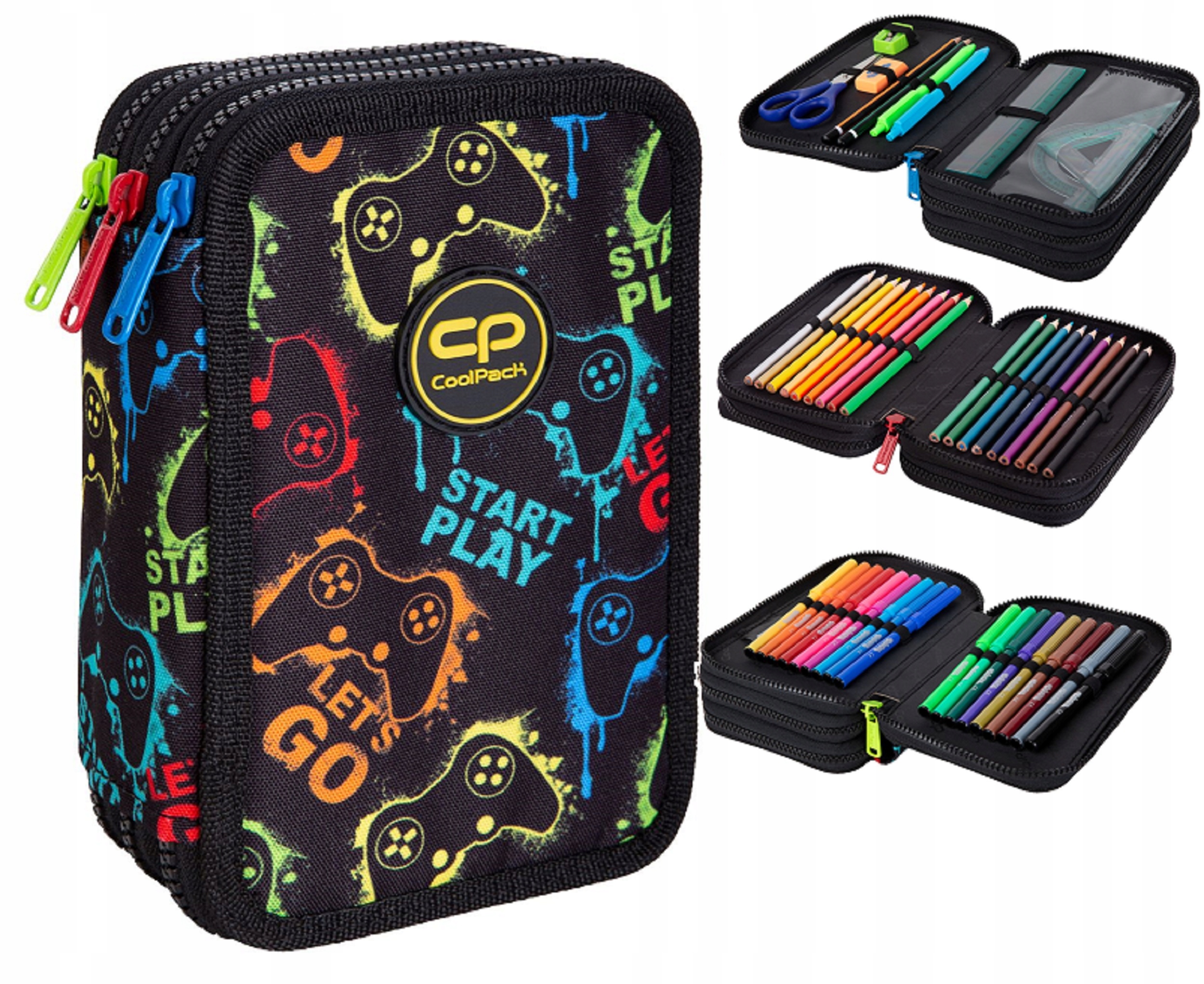 

Piórnik 3 komory Coolpack wyposażeniem Xplay pad