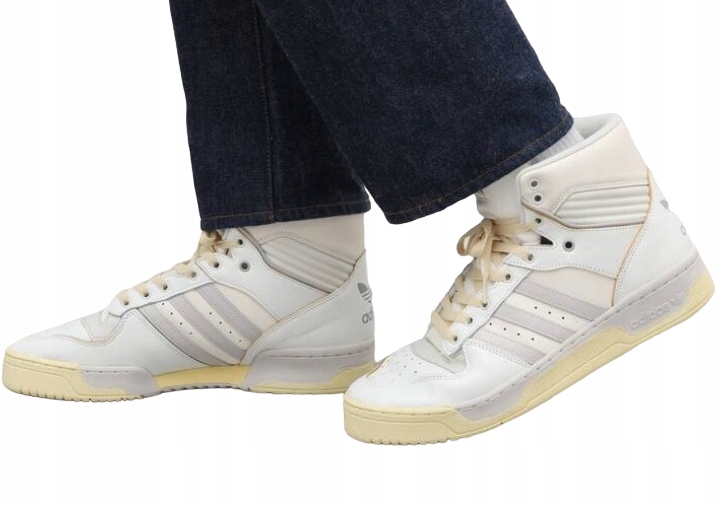 Adidas Vysoké kožené pánské boty podzimní a zimní retro