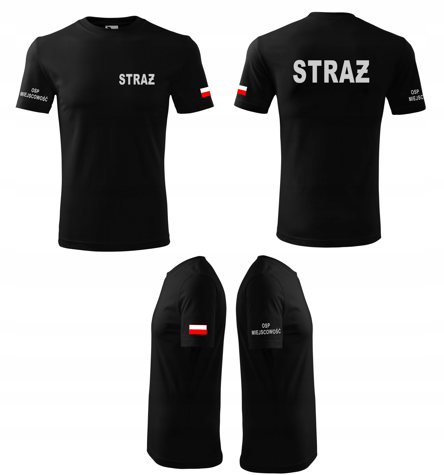 

Koszulka Osp T-shirt Odblask Straż Pożarna M