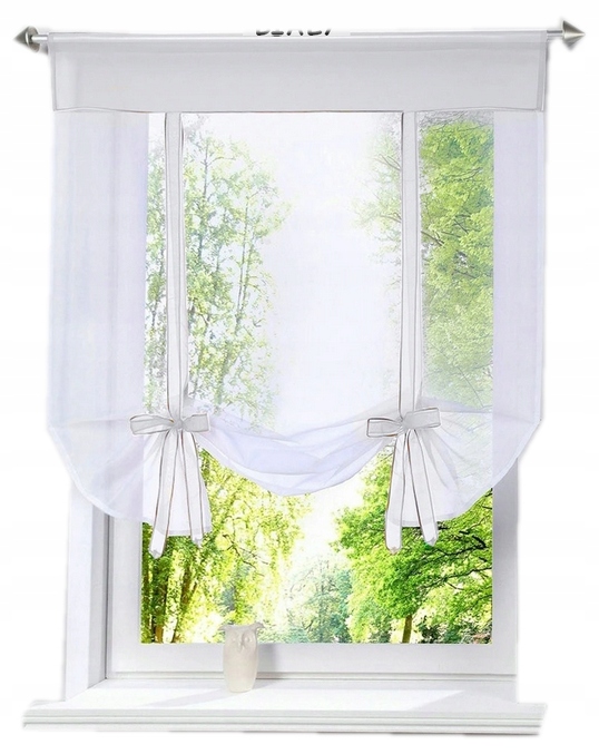 

Firanki Gotowe Panel Kolor biały 150 X150 Woal