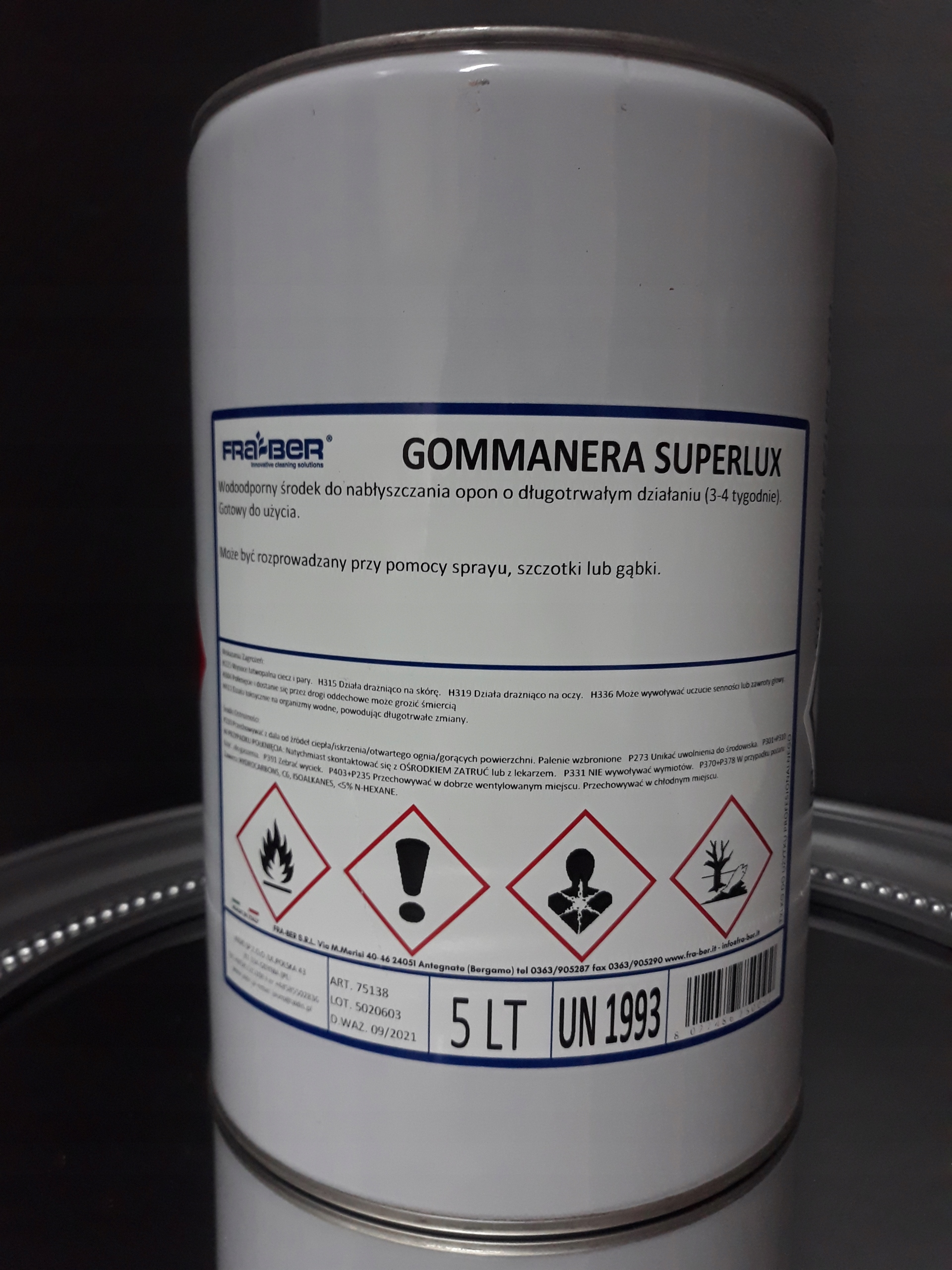 Fraber Gommanera Superlux 5L-шиномонтаж