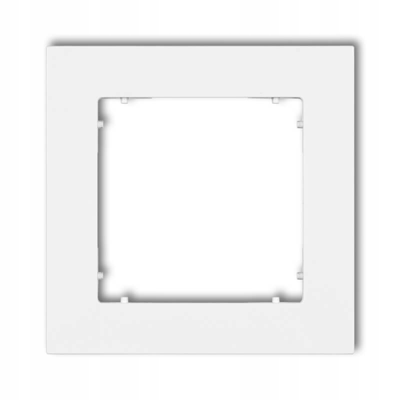 

Ramka pojedyncza Biały mat Karlik Mini 25MR-1