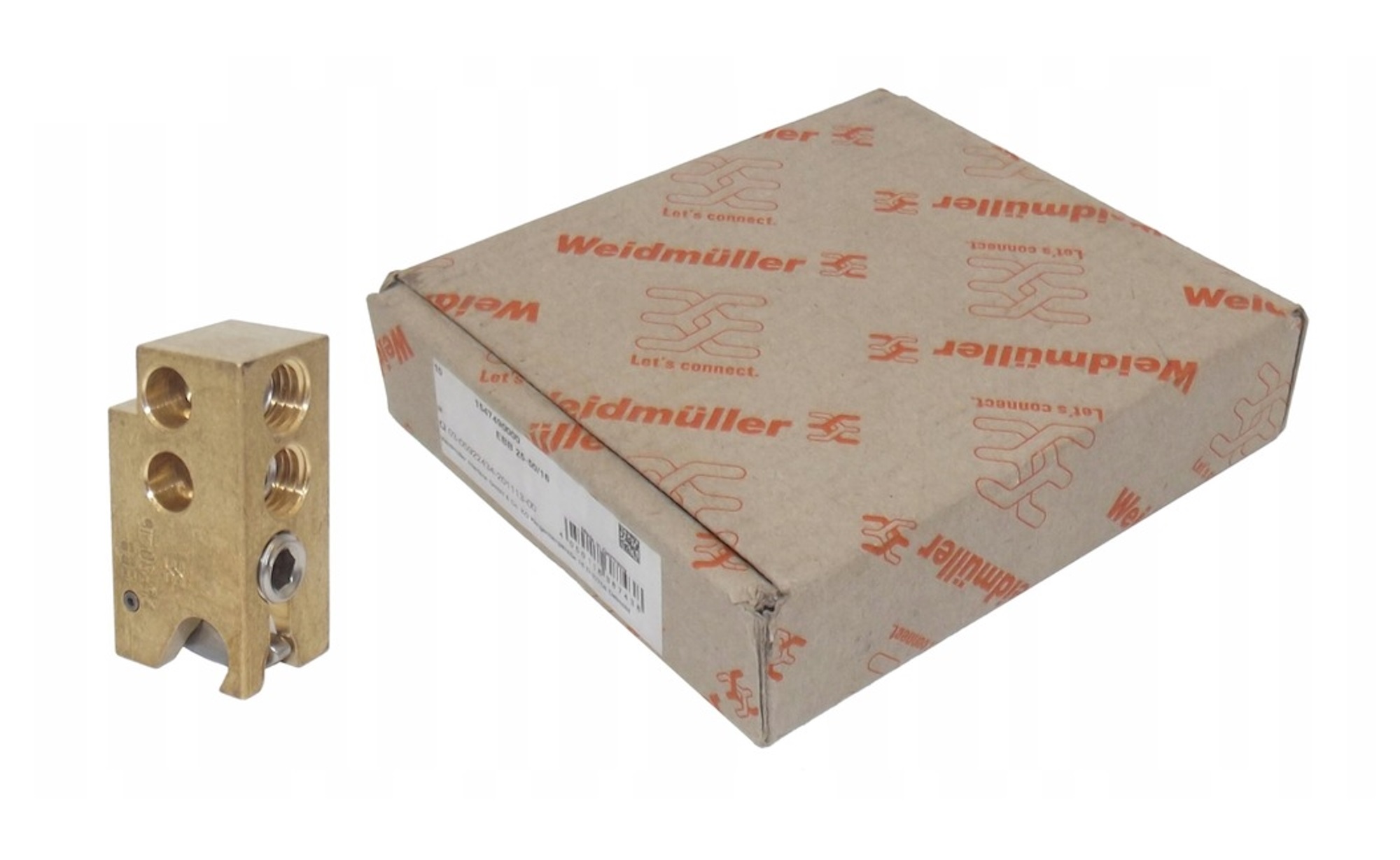 10 x Potenciálový Blok Weidmullert Ebb 25-50/16